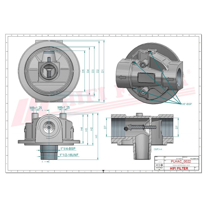 HYDRAULIC FILTER HEAD