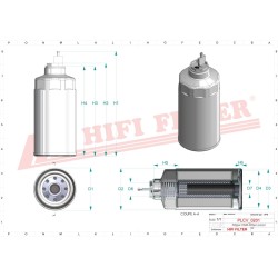 FUEL WATER SEPARATOR FILTER
