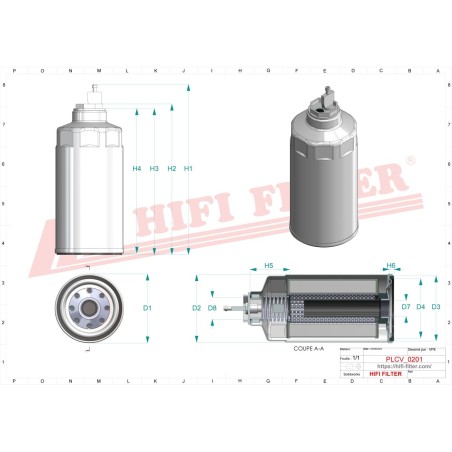 FUEL WATER SEPARATOR FILTER