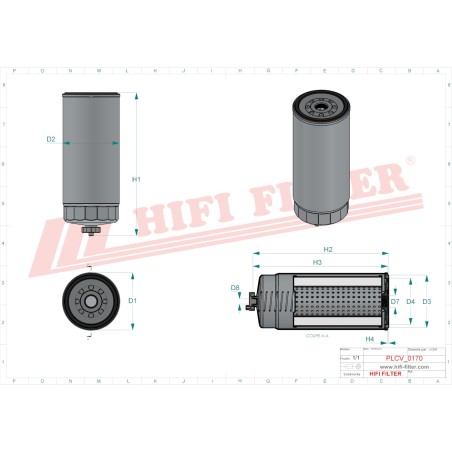 FUEL WATER SEPARATOR FILTER