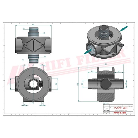 HYDRAULIC FILTER HEAD