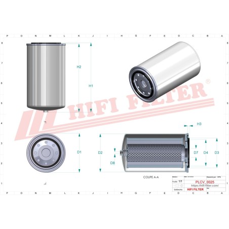 FUEL WATER SEPARATOR FILTER