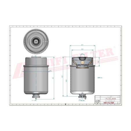 FUEL WATER SEPARATOR FILTER
