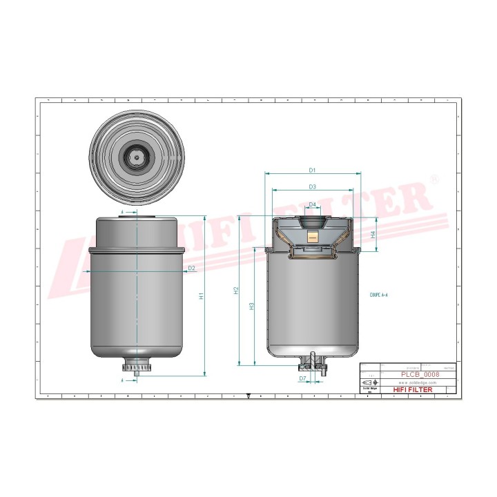 FUEL WATER SEPARATOR FILTER