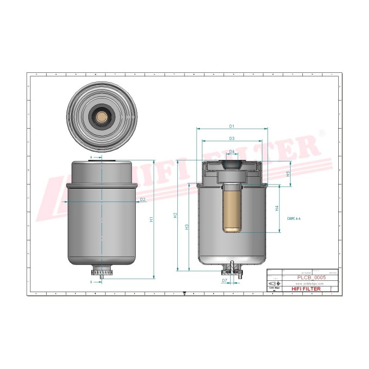 FUEL WATER SEPARATOR FILTER