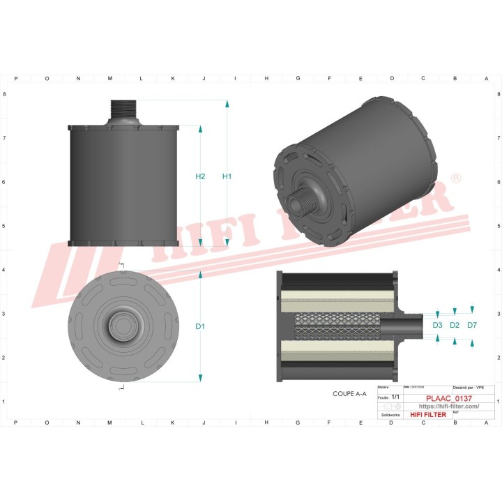 FUEL BREATHER FILTER