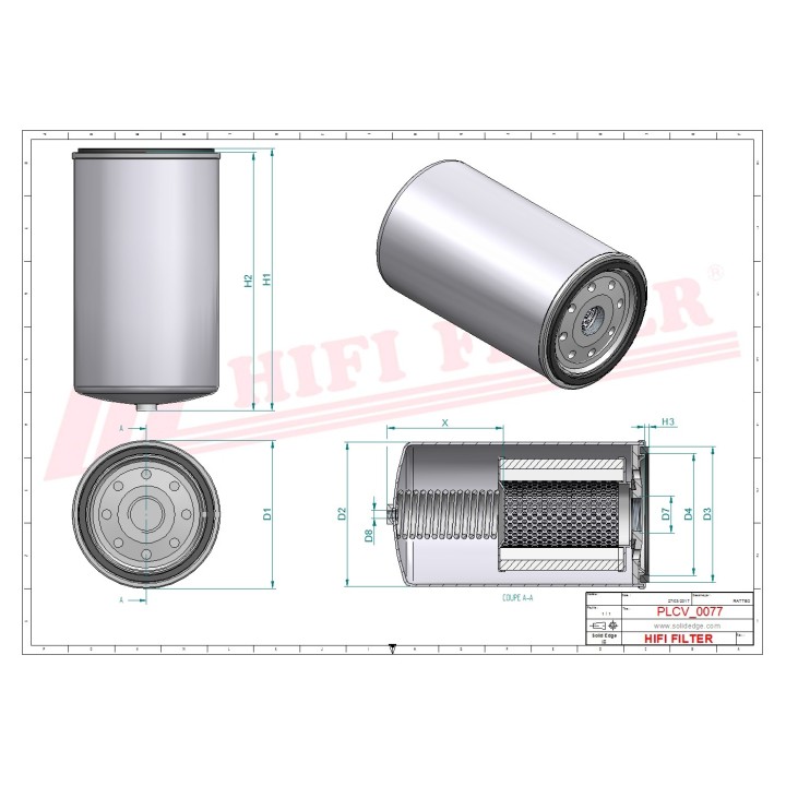 FUEL WATER SEPARATOR FILTER