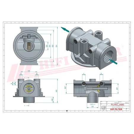 HYDRAULIC FILTER HEAD