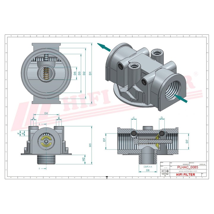 HYDRAULIC FILTER HEAD