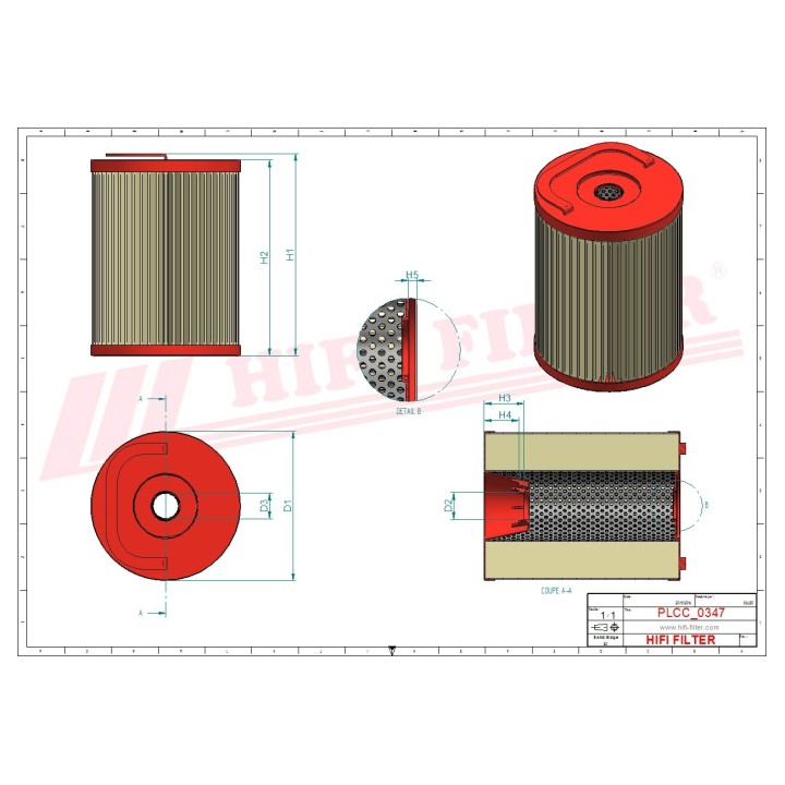FUEL WATER SEPARATOR FILTER