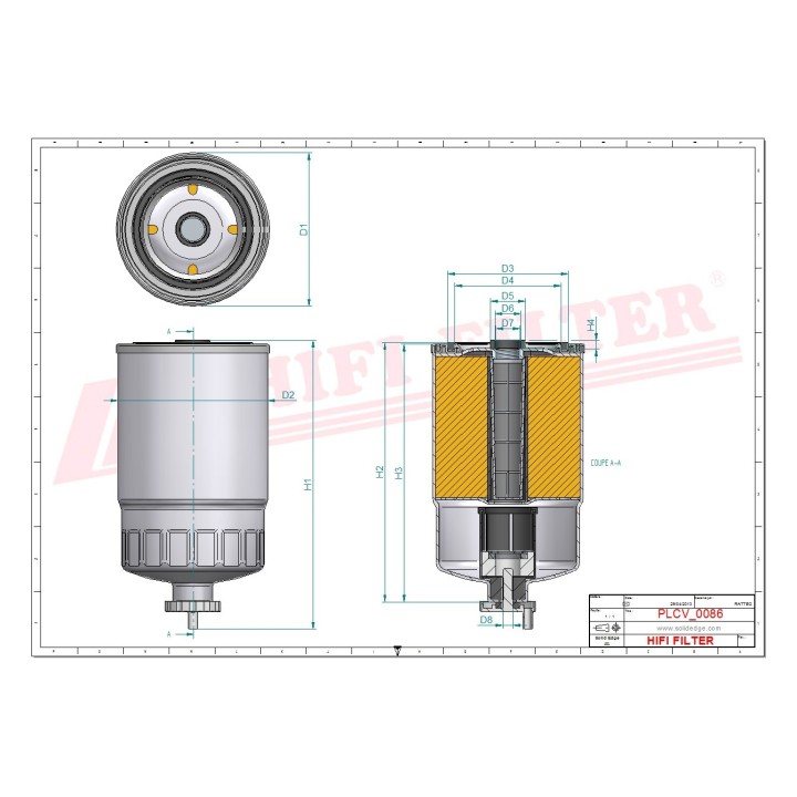 FUEL WATER SEPARATOR FILTER