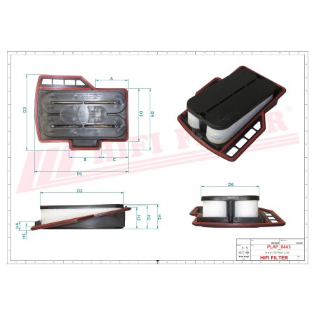 ENGINE BREATHER FILTER