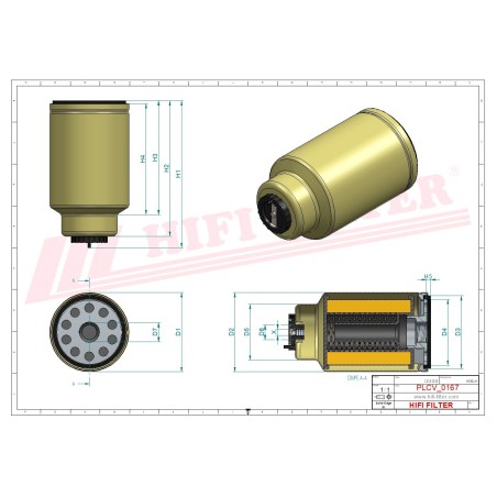 FUEL WATER SEPARATOR FILTER