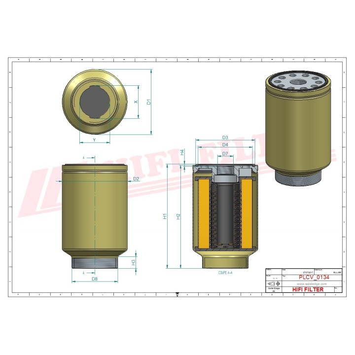 FUEL WATER SEPARATOR FILTER