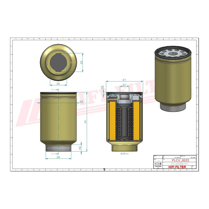 FUEL WATER SEPARATOR FILTER