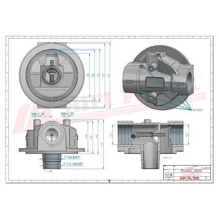HYDRAULIC FILTER HEAD