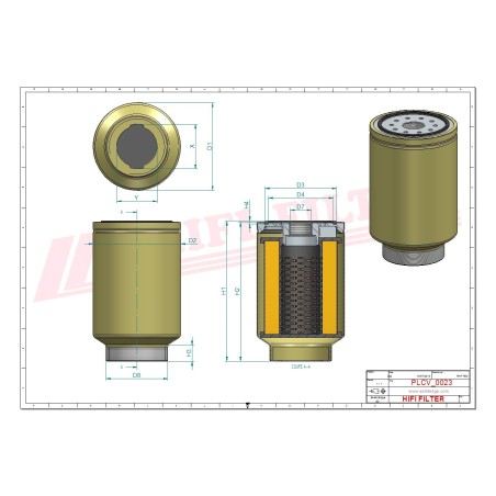 FUEL WATER SEPARATOR FILTER