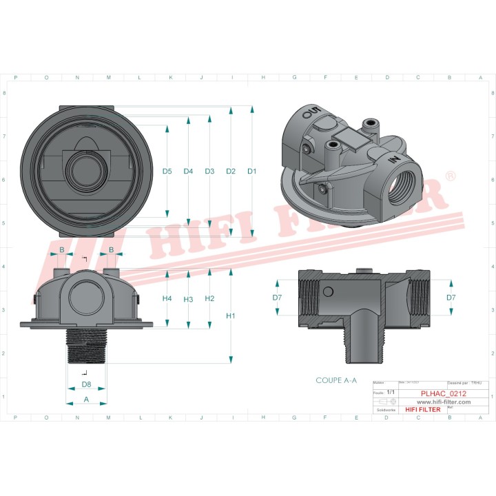 HYDRAULIC FILTER HEAD