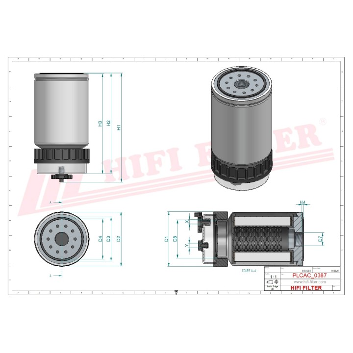 FUEL WATER SEPARATOR FILTER