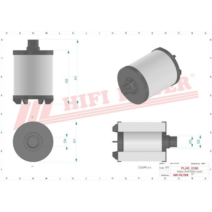 ENGINE BREATHER FILTER