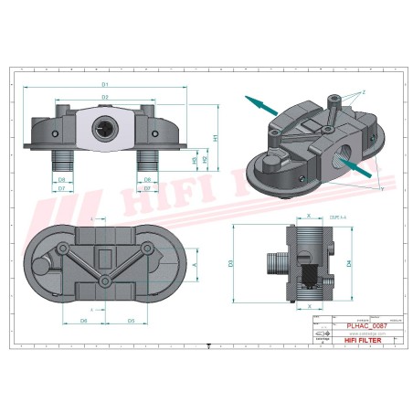 HYDRAULIC FILTER HEAD