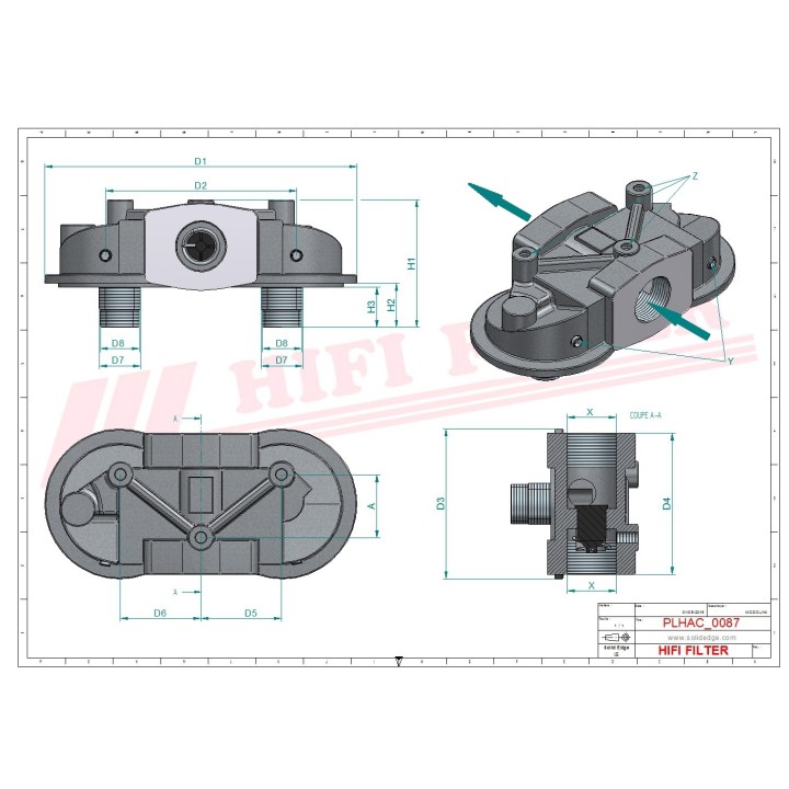 HYDRAULIC FILTER HEAD
