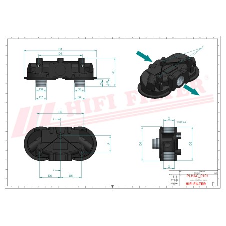 HYDRAULIC FILTER HEAD