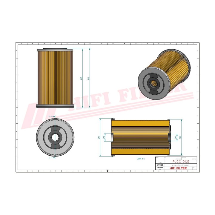FUEL WATER SEPARATOR FILTER