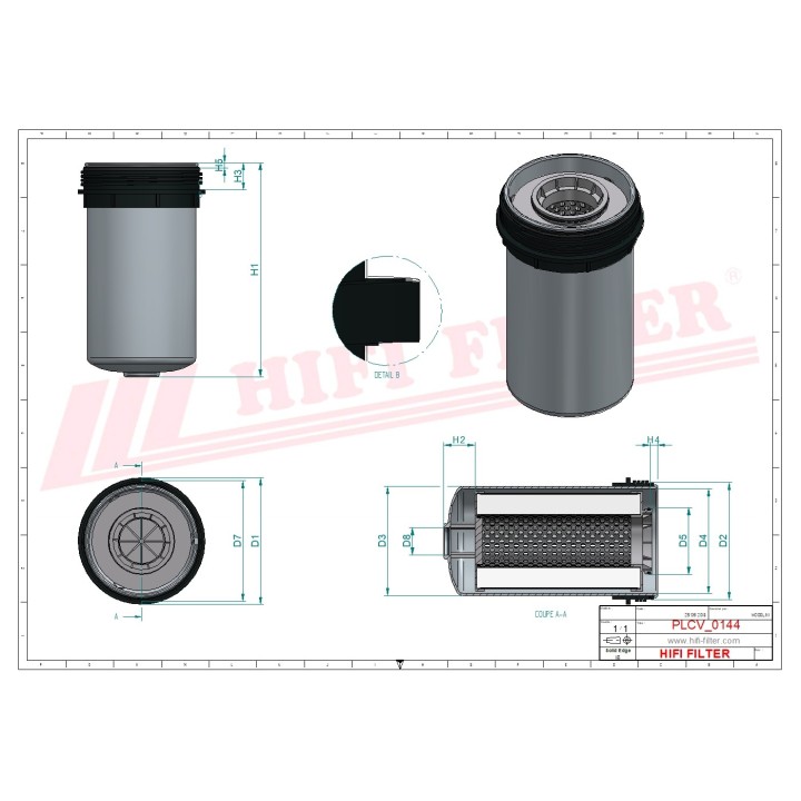 FUEL WATER SEPARATOR FILTER