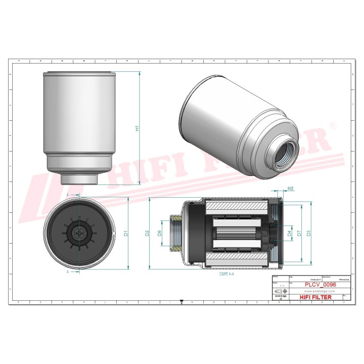 FUEL WATER SEPARATOR FILTER
