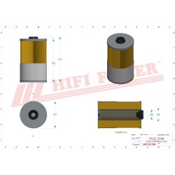 FUEL WATER SEPARATOR FILTER