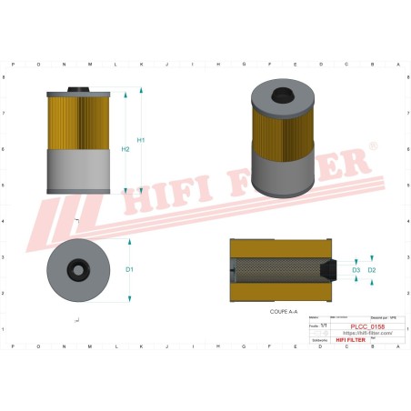 FUEL WATER SEPARATOR FILTER