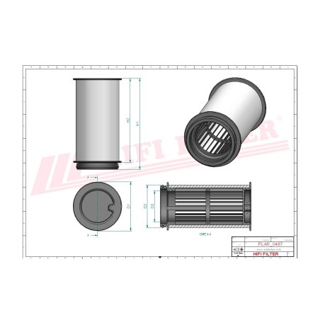 ENGINE BREATHER FILTER