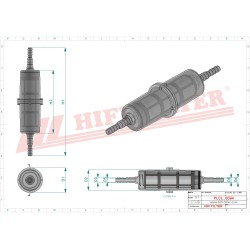 PREFILTER MAGNET 8/8MM