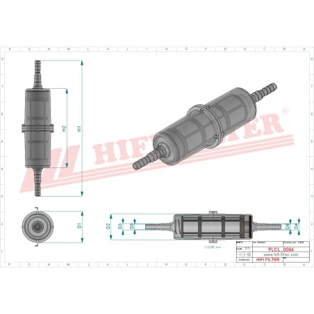 PREFILTER MAGNET 8/8MM