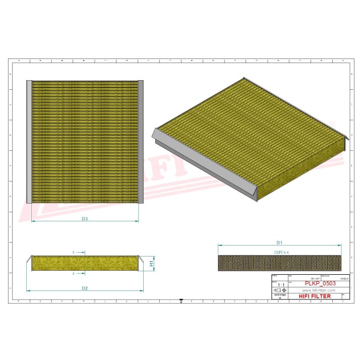 ANTIBACTERIAL CABIN FILTER
