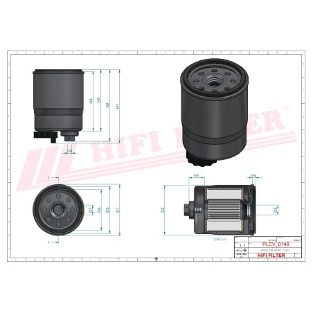 FUEL WATER SEPARATOR FILTER