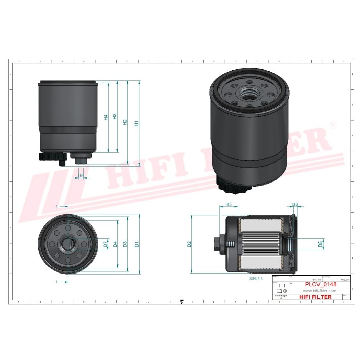 FUEL WATER SEPARATOR FILTER