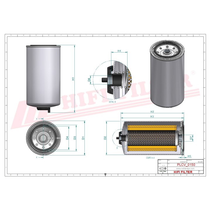FUEL WATER SEPARATOR FILTER