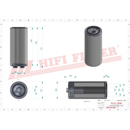 FUEL WATER SEPARATOR FILTER