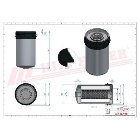 FUEL WATER SEPARATOR FILTER