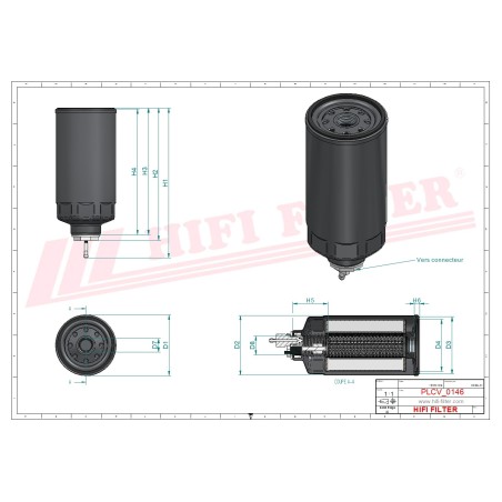 FUEL WATER SEPARATOR FILTER