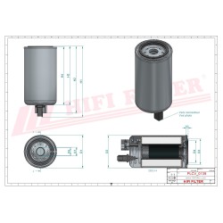 FUEL WATER SEPARATOR FILTER