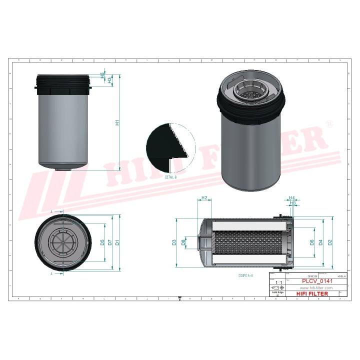 FUEL WATER SEPARATOR FILTER