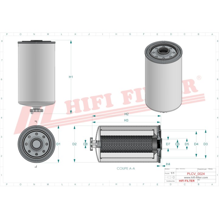 FUEL WATER SEPARATOR FILTER