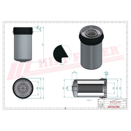 FUEL WATER SEPARATOR FILTER