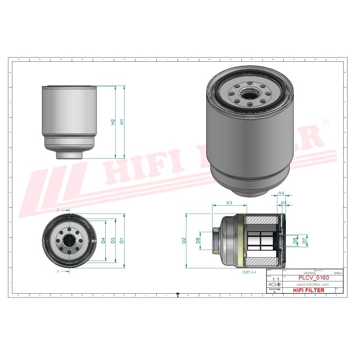 FUEL WATER SEPARATOR FILTER