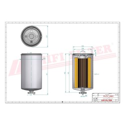 FUEL WATER SEPARATOR FILTER
