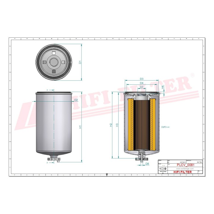 FUEL WATER SEPARATOR FILTER