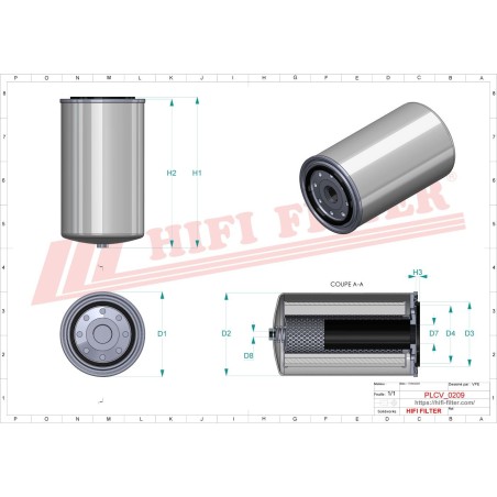 FUEL WATER SEPARATOR FILTER